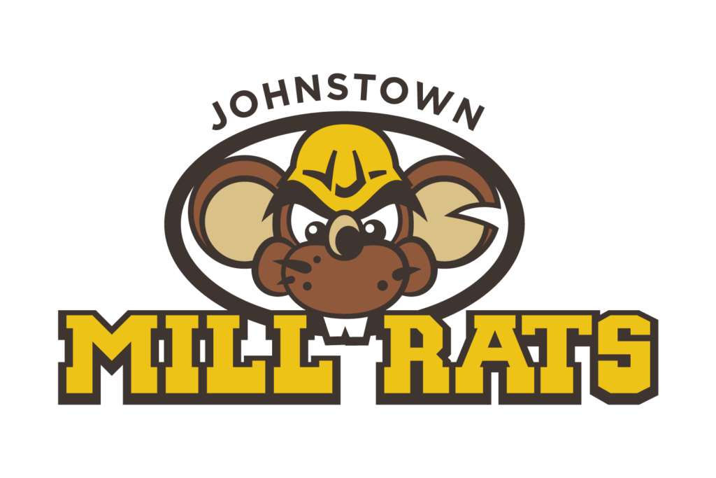 Johnstown Mill Rats Baseball Team Logo