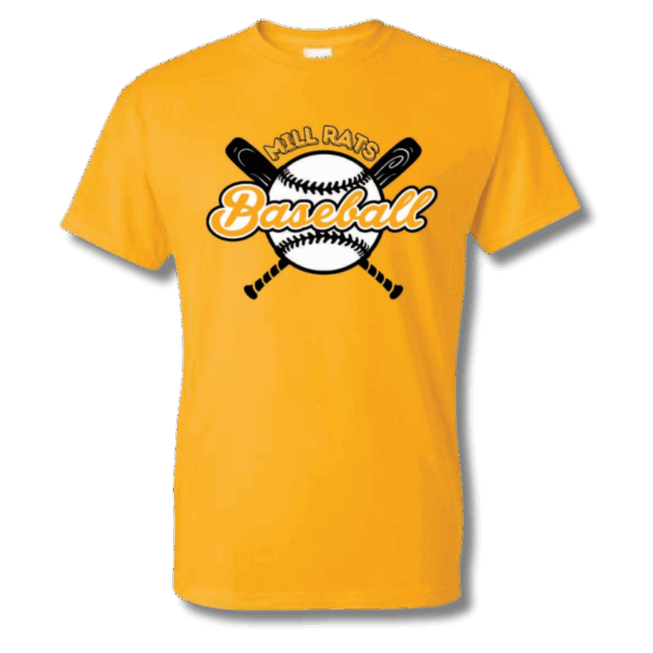 Bats Logo Gold Tee